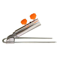 Metal Ground Insert Fishing Rod Holder Base for Outdoor Fishing