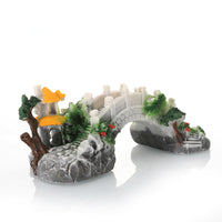 Aquarium Resin Bridge Ornament Fish Tank Decoration