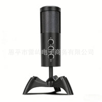 RGB Gaming USB Microphone with One-Key Mute and Headphone Monitoring