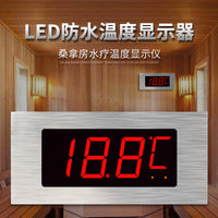 Digital Pool and Spa Thermometer with Waterproof Probe for Bathtubs, Swimming Pools, and Saunas