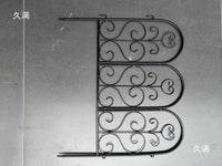 Decorative European Style Iron Garden Fence Panels for Outdoor Yards and Patios
