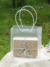 Forest Style Hand-Woven Empty Gift Box for Souvenirs, Birthdays, and Storage Packaging