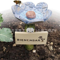Resin Insect Drinker and Bird Feeder for Garden Decoration