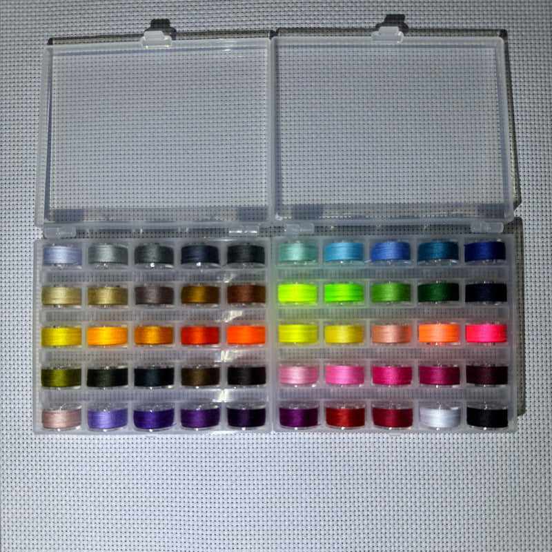 Multi-Color Bobbin Sewing Thread Set for Home Sewing Machines - DIY Craft Thread Kit