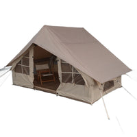 Inflatable Tent Rain Fly for 6.3 sqm Tent, Khaki, Waterproof Outdoor Shelter (Tent Not Included)