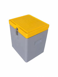 Ultra-Low Temperature Dry Ice Storage and Transport Cooler Box for Vaccines and Frozen Food