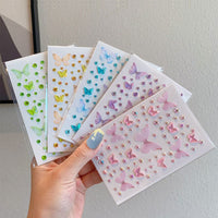 Self-Adhesive Face Gems & Glitter Eyeshadow Set for Stage Makeup & Festivals
