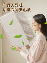 Foldable Fabric Storage Bins for Clothes, Pants, Underwear - Closet Organizer with Clear Window
