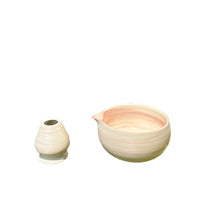 Japanese Ceramic Matcha Bowl Set with Whisk Holder and Bamboo Whisk