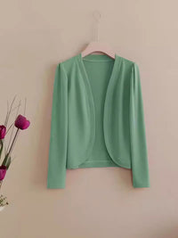 Women's Ice Silk Cardigan Shawl Thin Jacket for Dresses Cheongsam UV Protection