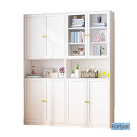 Metal Dustproof Office File Cabinet with Glass Door