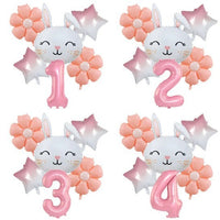 Easter Balloon Set with Rabbit and Chick Designs for Party Decoration