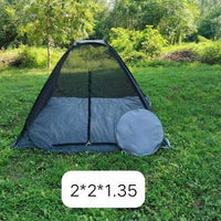 Portable Outdoor Camping Mosquito Net Tent with Four-Sided Ventilation