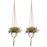 Bohemian Hand-Woven Plant Hanger Macrame Wall Decor