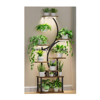 Multi-Tier Indoor Plant Stand for Living Room Corner
