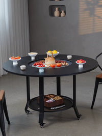 Outdoor Patio BBQ Table Garden Leisure Charcoal Grill Electric Hot Pot Dining Table Villa Home Barbecue Stove Tea Heater