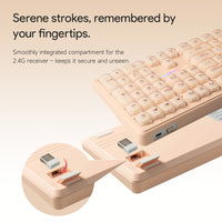 FURYCUBE IP108 Mechanical Feel Wireless Bluetooth Keyboard with RGB Backlight