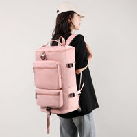 Unisex Large Capacity Travel Duffel Bag with Wet/Dry Separation and Shoulder Straps