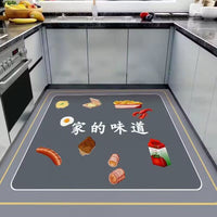 Diatomaceous Earth Kitchen Mat Non-Slip Absorbent Oil-Proof Quick Dry Bathroom Floor Mat