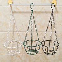 Simple Iron Art Balcony Hanging Planter Basket for Green Plants & Succulents