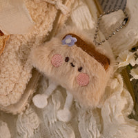 Cute Cartoon Plush Food Brooch Pins for DIY Crafting and Bag Charms