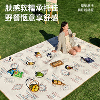 Waterproof Picnic Blanket Mat for Outdoor Camping and Beach, Moisture-proof and Portable