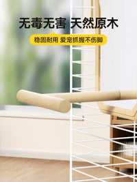 Parrot Mirror Toy with Wooden Perch for Cage Decoration - Relieves Boredom for Budgies, Cockatiels, and Small Birds