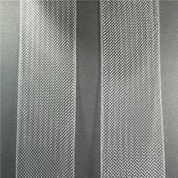 Transparent Elastic Fishbone Mesh Fabric for Wedding Dresses and Latin Dance Skirts