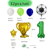 Soccer Theme Balloon Column & Trophy Set for Birthday Party Decorations