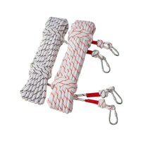 Steel Core Fire Escape Rope with Hooks for Outdoor Emergency Rescue and Home Safety