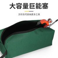 Portable Waterproof Canvas Tool Bag for Electricians and Repairs