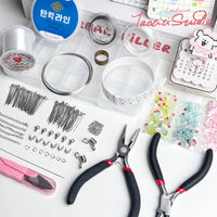 Stainless Steel Jump Ring Pliers & Lobster Clasp DIY Beading Tool Kit