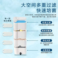 Turtle Tank Filter Low Water Level Submersible Pump Quiet Water Purification Small Rain Shower Circulation System