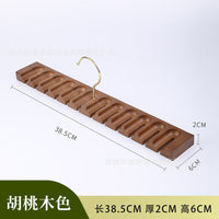 Beechwood Belt Hanger Tie Rack Scarf Organizer for Wardrobe Closet Storage