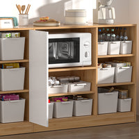 Rectangular Plastic Storage Bins for Desk, Snacks, Toys, and Kitchen Organization
