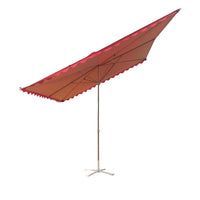 Large Outdoor Cantilever Umbrella for Patio, Market, and Beach