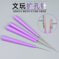 Bead Reamer and Hole Enlarger Tool for Jewelry Making and Crafting