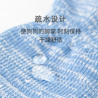 Pet Dog Anti-Slip Indoor Outdoor Socks for Small Dogs, Thick Cotton Warm Paw Protectors
