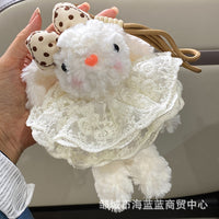 Cute Lop-Eared Bunny Plush Toy Keychain Bag Charm