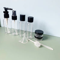Travel Size Refillable Lotion Spray Pump Bottles Set