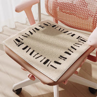 Cartoon Faux Cashmere Seat Cushion for Office & Students, Soft Plush Chair Pad for Winter, Cold Insulation