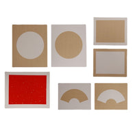Thickened Blank Xuan Paper Round Cardboard Mirror Painting Watercolor Children's Drawing Graffiti Fan-shaped Red Wedding Book