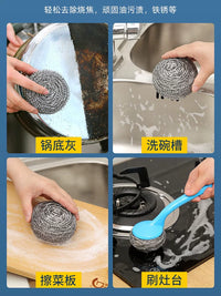 Large Stainless Steel Scouring Pads for Kitchen Cleaning