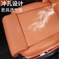 Car Seat Cushion with Integrated Leg Rest Extension, Memory Foam, Breathable, Universal Fit for All Seasons