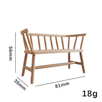 Dollhouse Miniature Chair Stool DIY Scene Model Ornament
