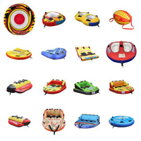 Inflatable Towable Tube for Boating and Water Sports, 1-4 Person