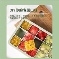 Large Square Silicone Ice Cube Tray with Lid, Food-Grade Whiskey Ice Mold, Jelly Maker for Home Use