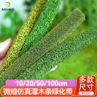 Miniature Bush Strip Model for Dioramas and DIY Crafts