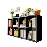 Kalake Modular Steel Grid Storage Cabinet Bookshelf for Living Room and Home Office