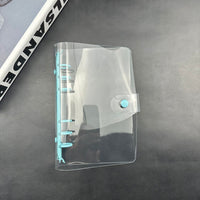Minimalist Macaron Transparent 6-Hole A5/A6 PVC Loose-Leaf Notebook Binder
